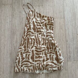 Faithful the brand one shoulder mini dress